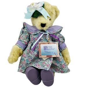Gibearny Fluffy Vanderbear Plush Bear 12" NABCO 1989‎ Impressionist Collection